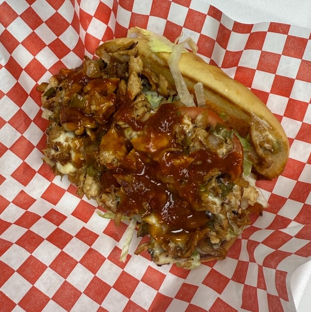 Chicken Chipotle Philly Cheesesteak.