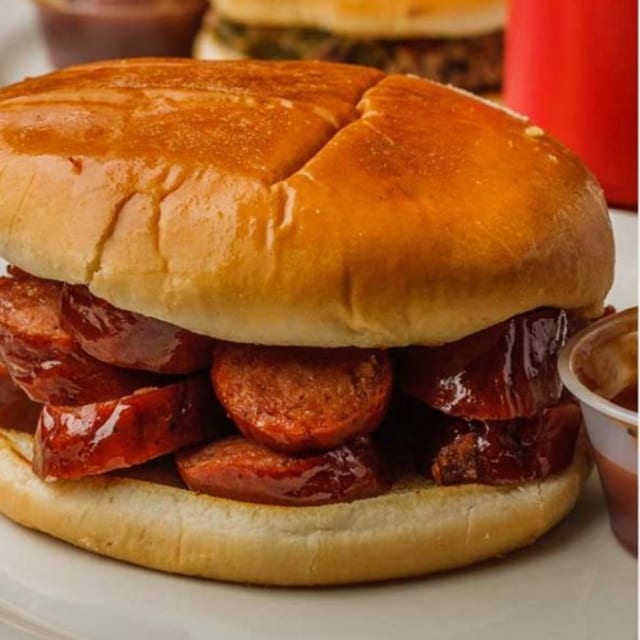 Hot Link Sandwich.