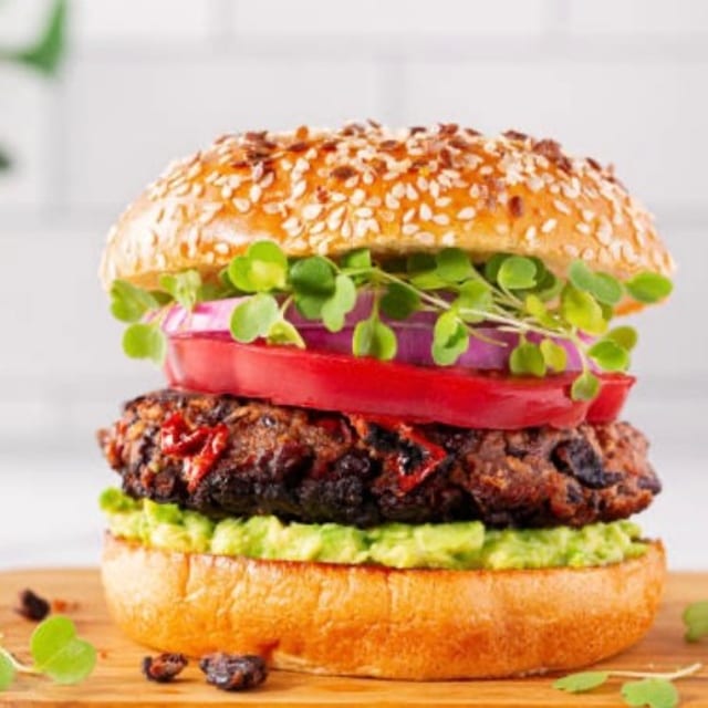 Black Bean Burger.